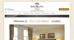 Desktop Screenshot of lordmilner.com